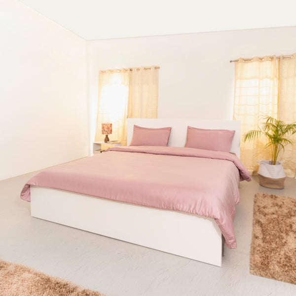 Wood Rose, Vegan Silk Bedsheet Set