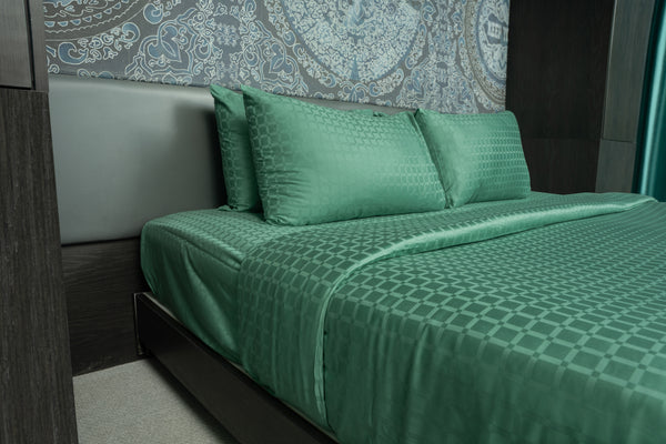 Malachite Green Duvet Cover, 400TC